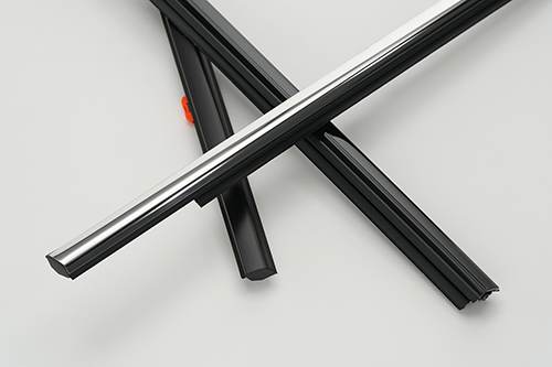 Pieces of trim for windows for a vehicle