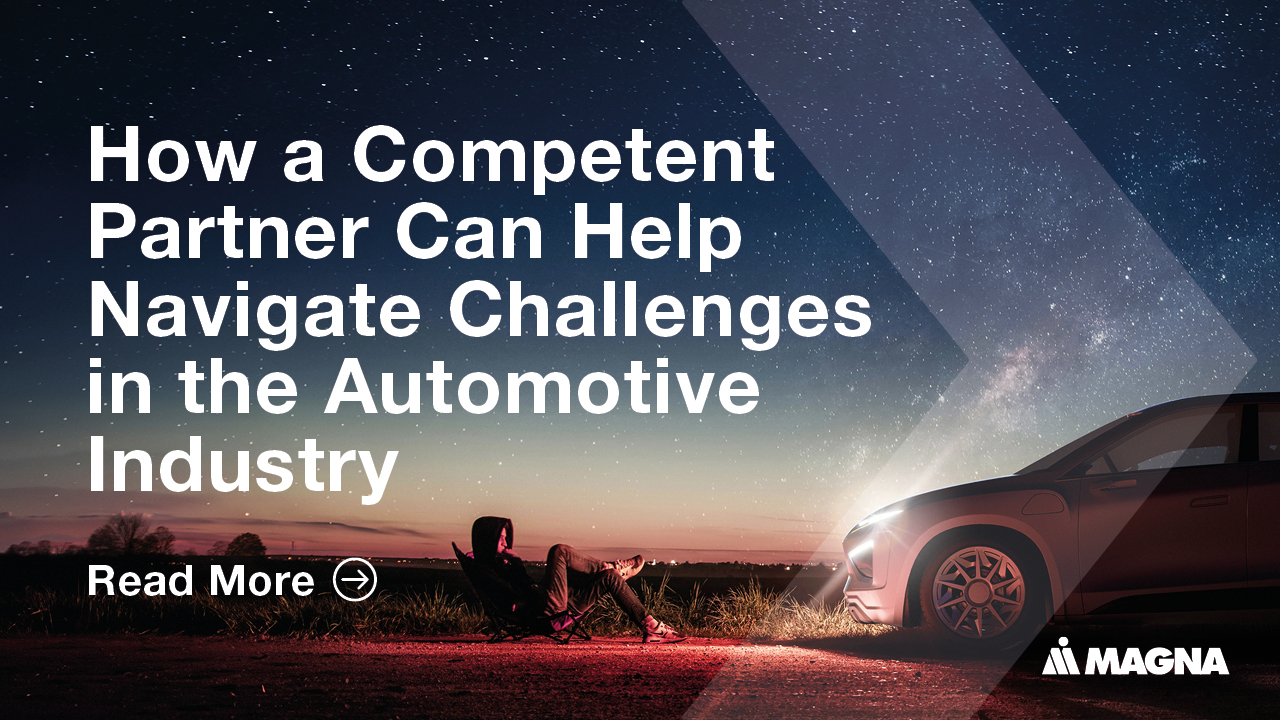 Magna whitepaper on tackling automotive industry challenges with strong partnerships