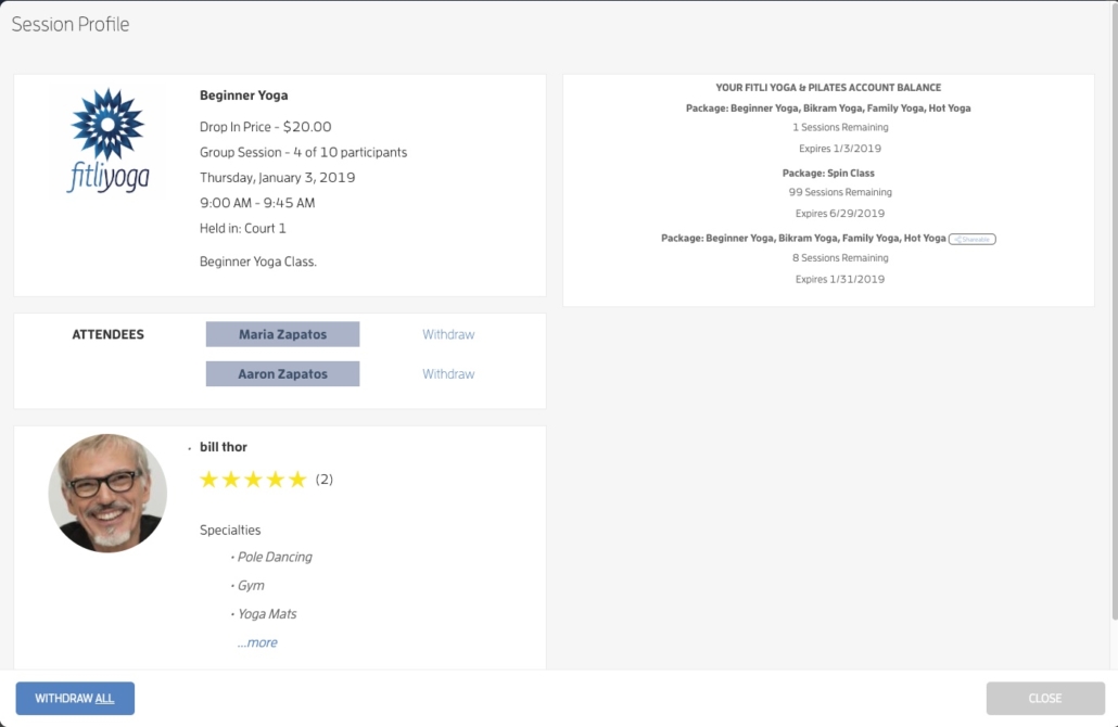 session profile